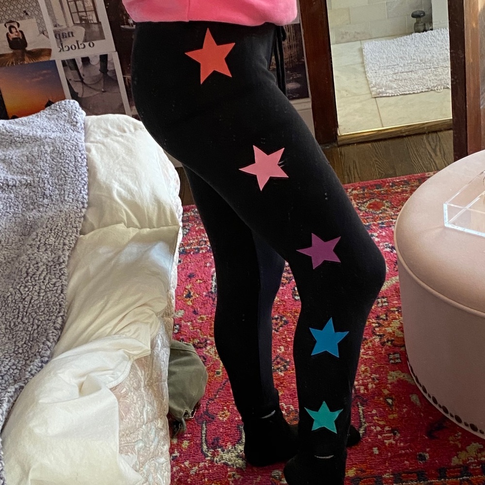 Star print sweatpants / leggings
